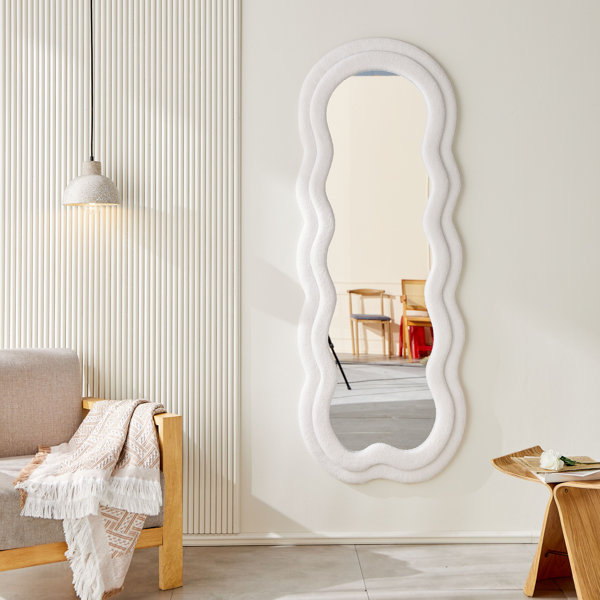 Miroir Ondulé bois main image 0